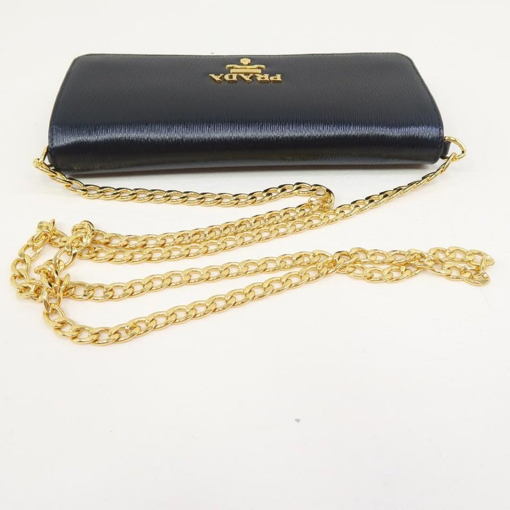 💯 AuthPrada Wallet on Chain Saffiano Shoulder Bag - Picture 3 of 8